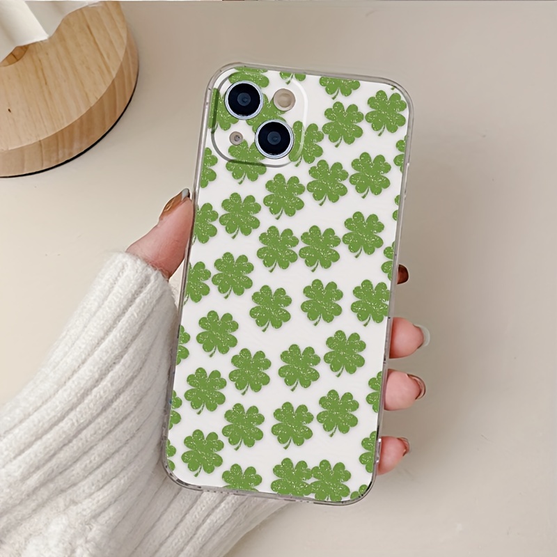 Lucky Charm Unique Four leaf Clover Phone Case Iphone Temu Canada