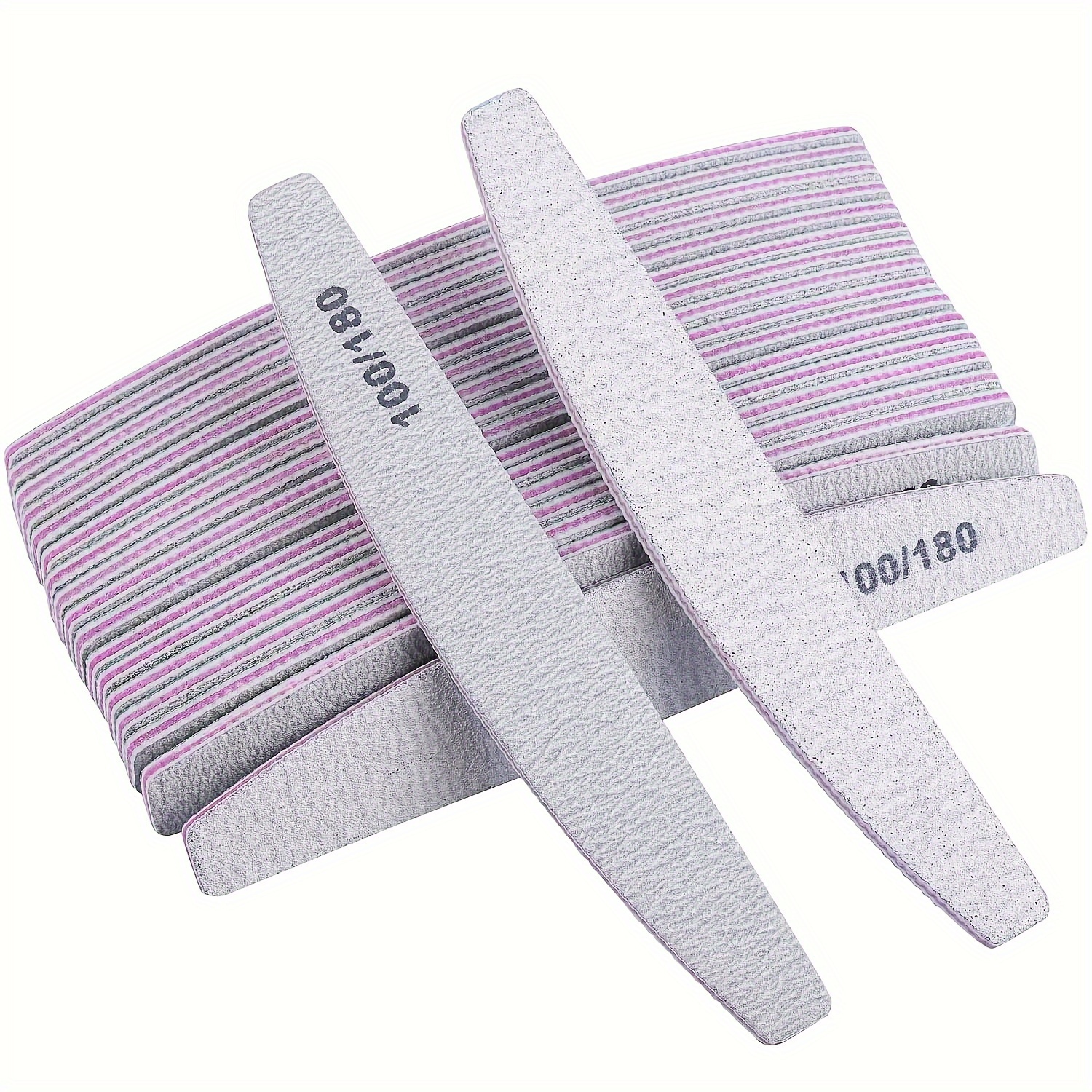 

10pcs Professional Nail File & Buffer Set - Dual Grit Emery Boards For Smooth Finish - Salon-quality Manicure Tools For Acrylic Nails & Nail Art Enthusiasts Nail Tech Supplies Nail Supplies