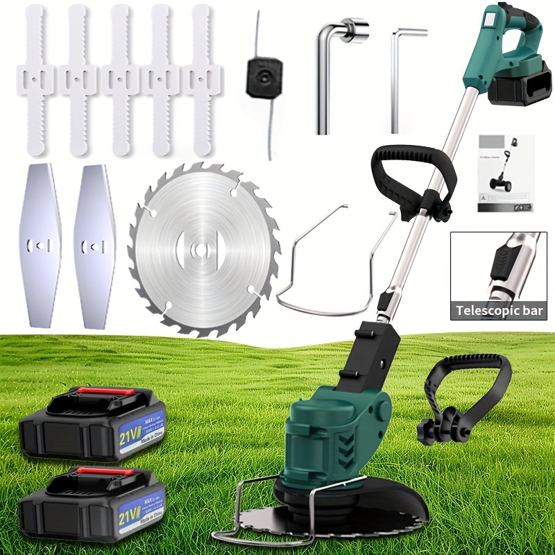 TEMU Wireless Lawn Mower Gardening Tools, Lawn Mower, Handheld Lawn Mower, Cordless Lawn Mower, Electric Garden Lawn Mower, Cordless Removal Machine,
