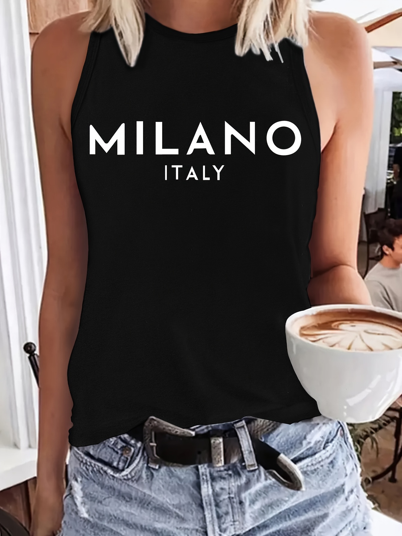 Milano Crewneck Sweatshirt (Black) — Milano Coffee