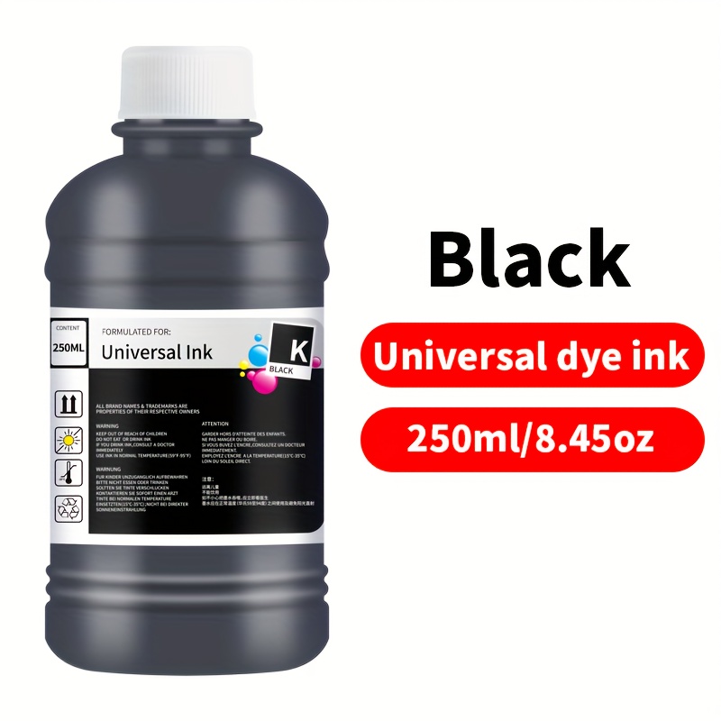 Image of Compatible Ink For , Epson, For , And For , Universal Dye Ink For Cartridges In For Models 301xl, 302xl, 305xl, 304xl, Pg-545, Cl-546, 245, 246, And 745