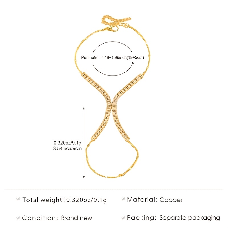 Exquisite Light Luxury Cubic Zirconia-set Finger Bracelet