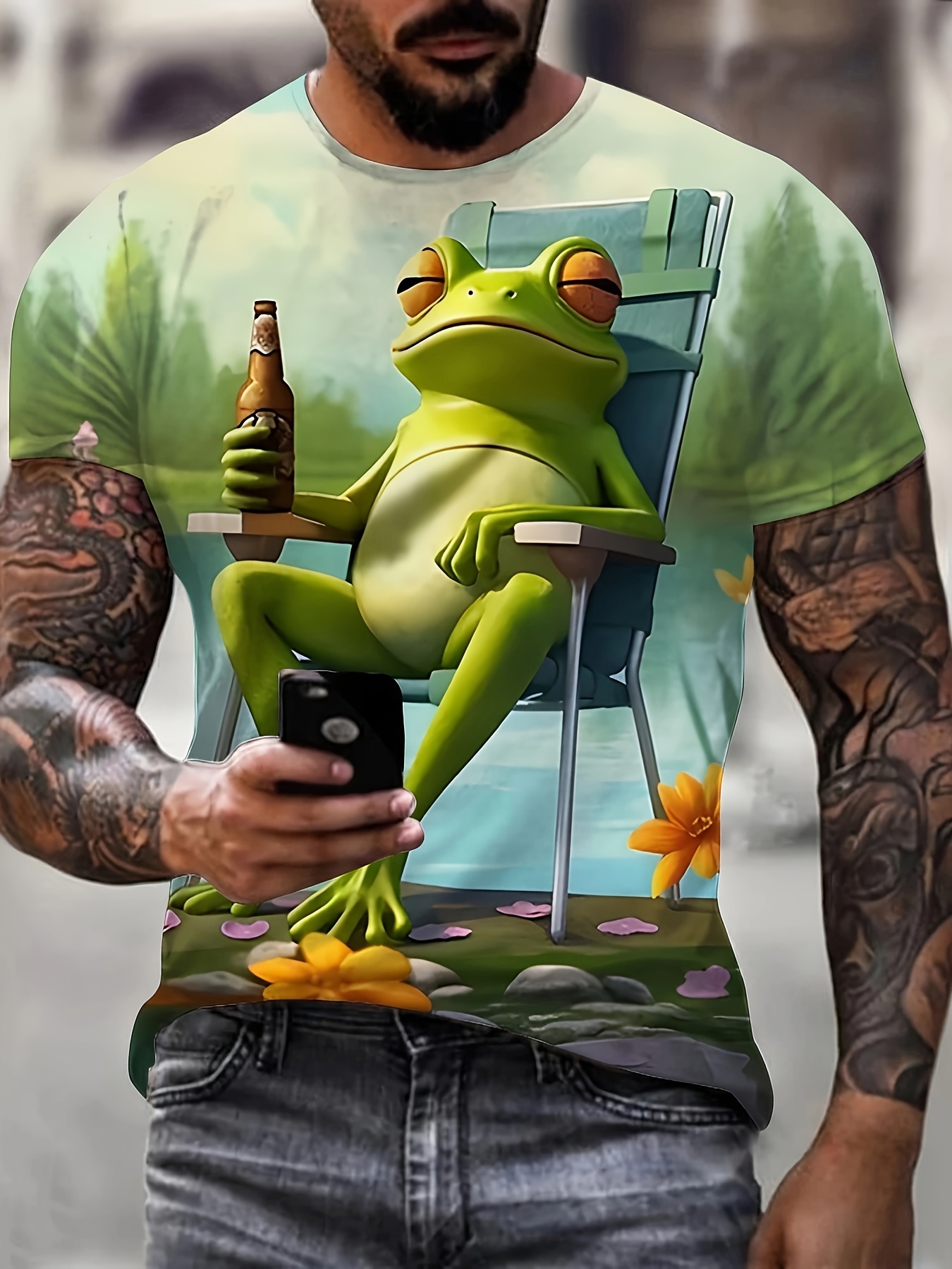 beer shirt sold on Temu United States