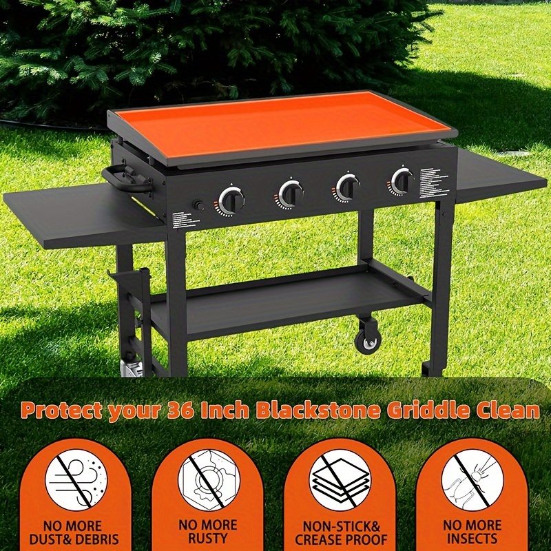 Grillmatte Aus Silikon Für Blackstone Griddle – Lebensmittelecht, 91,4 Cm, Grau