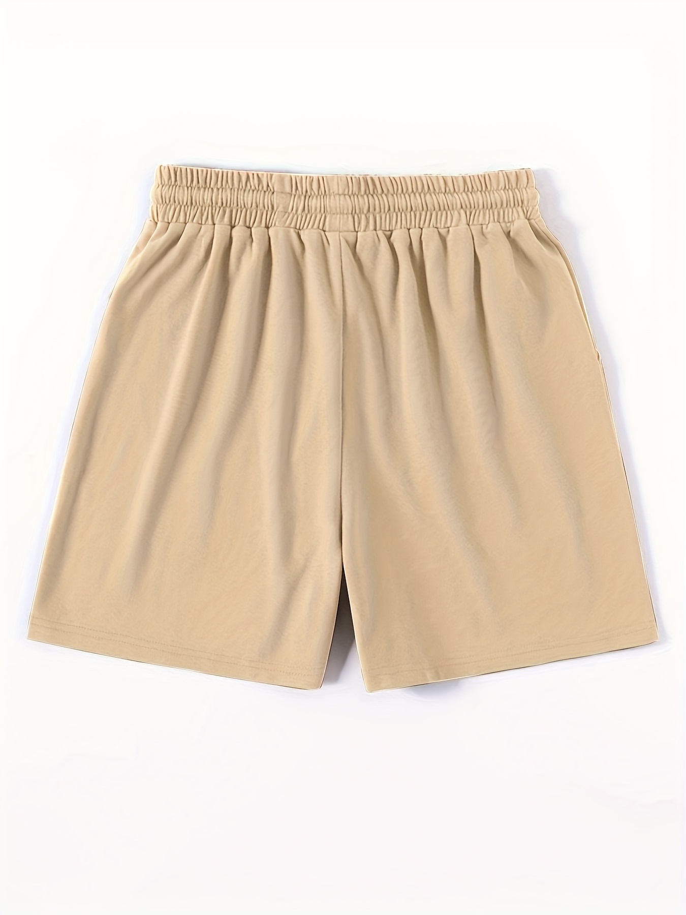 Men's Plus Size Graphic Print Casual Shorts - Bold Lettering & Edgy Design, Elastic Drawstring Waistband, Regular Fit, Hand Wash Only, Everyday Clothing, Streetwear Style, Nontransparent Fabric, PLUS SIZE