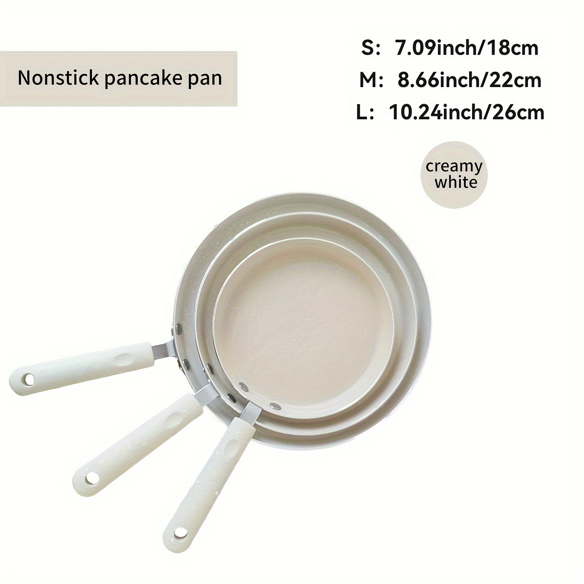 beige maifan stone nonstick crepe pan set with wooden handle dishwasher safe aluminum pancake   for electric coil gas stove and induction cooktop use no electricity required details 2