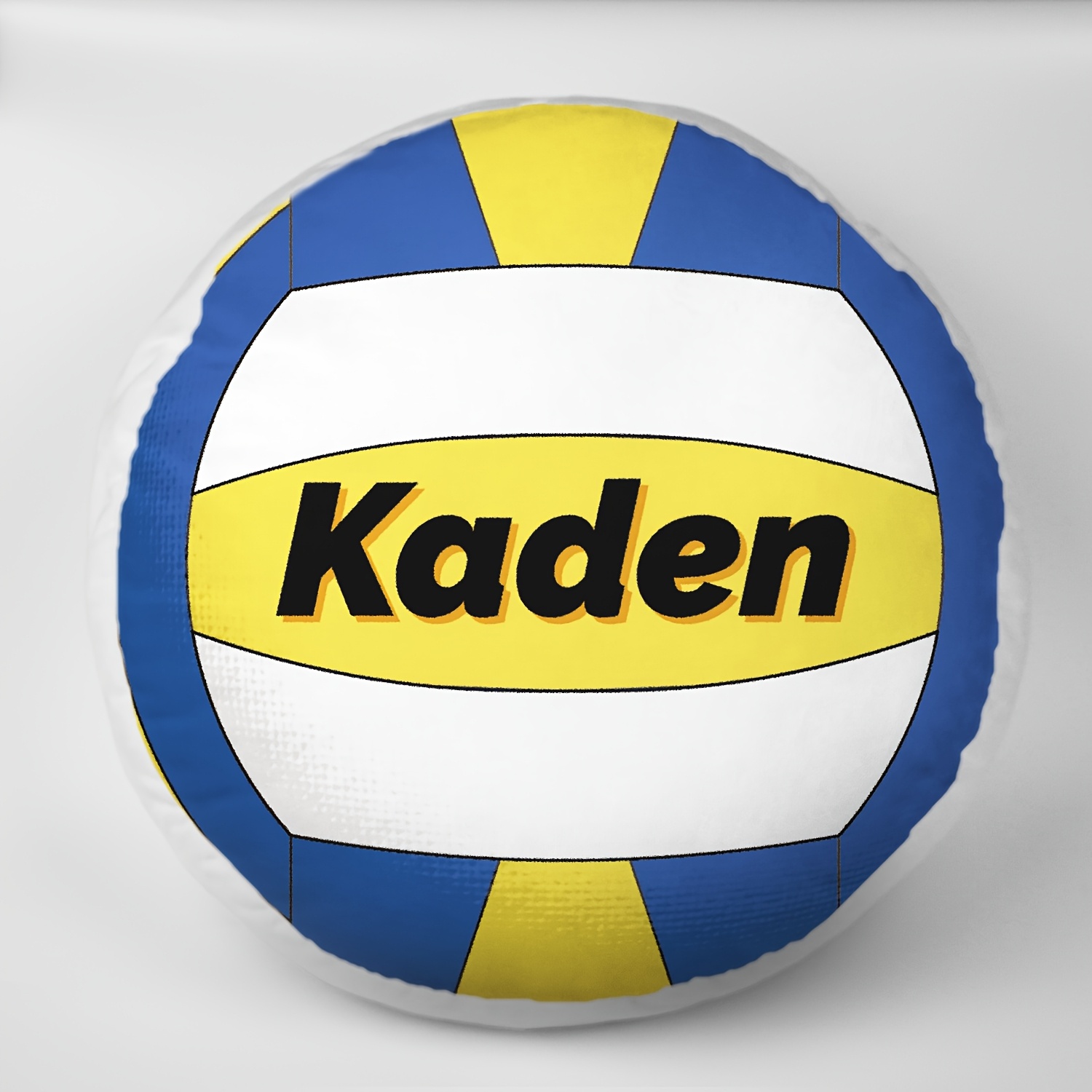 TEMU Cuscino da pallavolo, grande stile anello con personalizzato e numero di maglia - Decorazione per - Enorme cuscino spirito di per e letto -