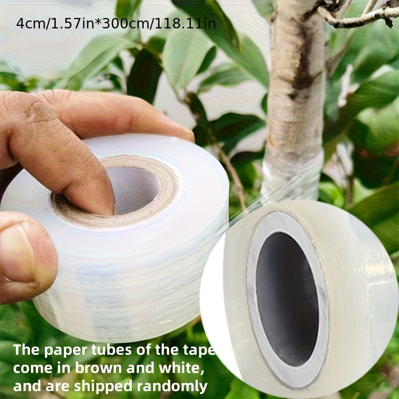 E-shop 7874.02 Zoll Transparentes, selbstklebendes Gartentape zum Umsetzen und Nähn, Multifunktionales Tape für Pflanzenpflege und Gartenzubehör und