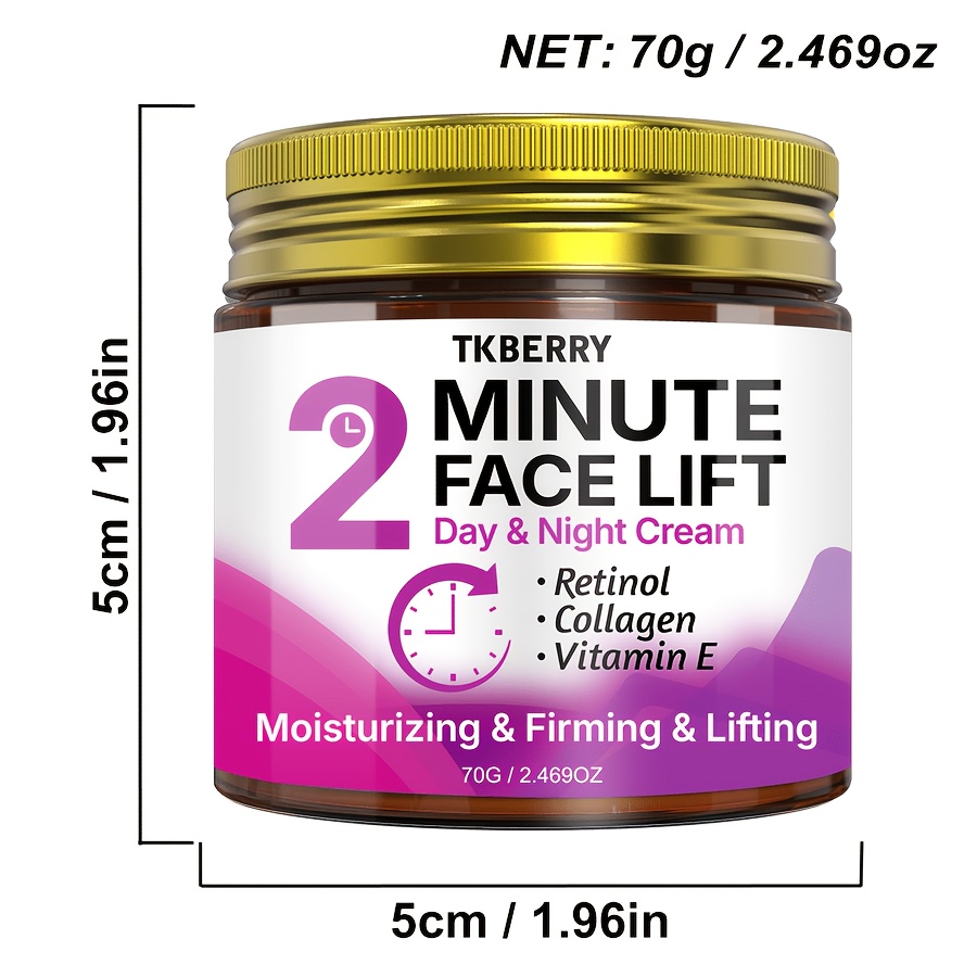 70g 2 minute face lift day night cream skin tightening face - Temu