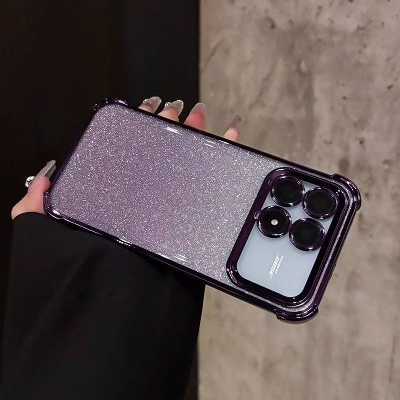TEMU Чохол для телефону: Підходить для Xiaomi Poco F8 Pro/Poco F8 Ultra. Чохол з чотирикутним захистом від падінь, електроплатинований, з вбудованим