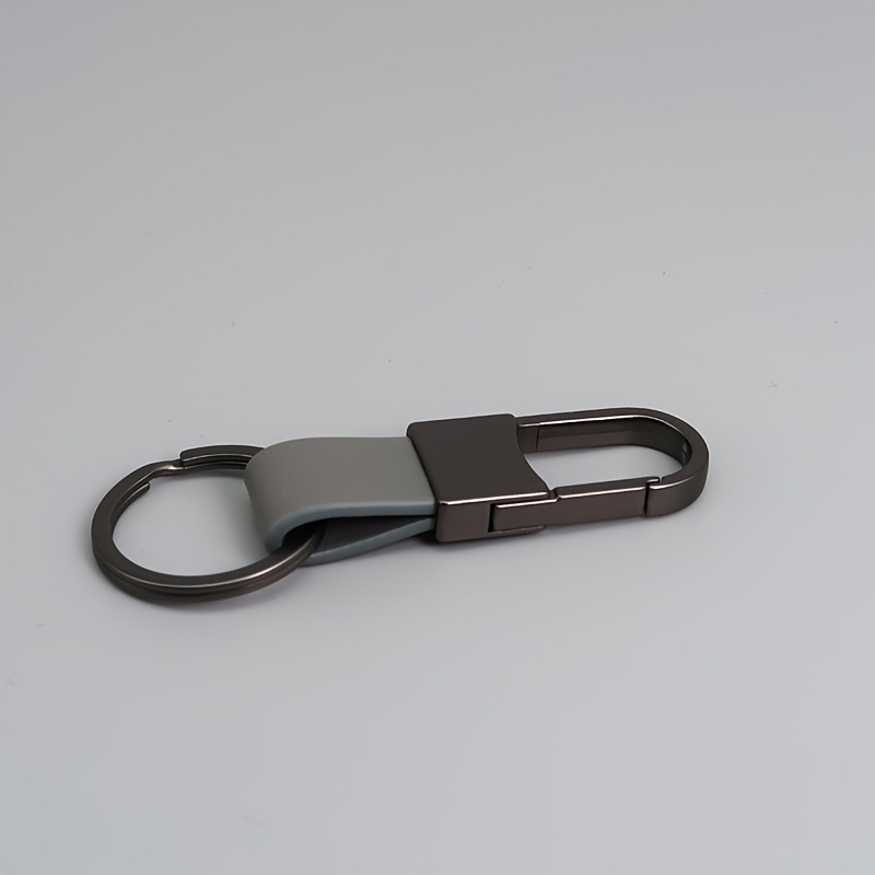 TEMU 1 llavero de coche de PU, un accesorio de llavero de aleación de y fácil de usar para hombres como para mujeres, para bolsos