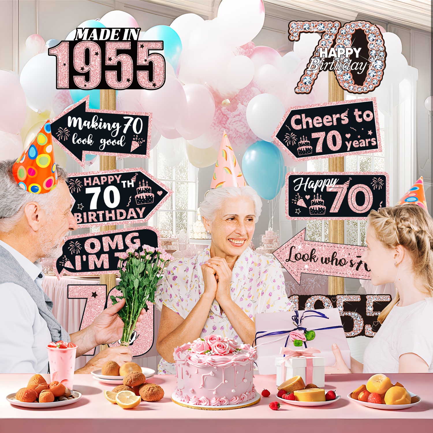 Happy 70th Female 70th Birthday Party Ideas Birthday Celebration