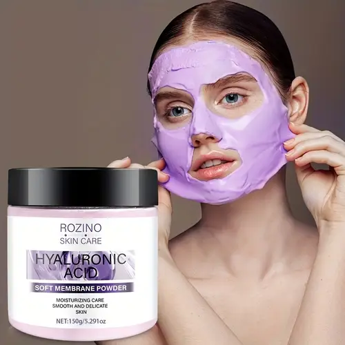 natural plant hyaluronic acid and pearl powder moisturizing mask the soft mask formula contains vitamin c extract which and smooth firm and hypoallergenic and formaldehyde free