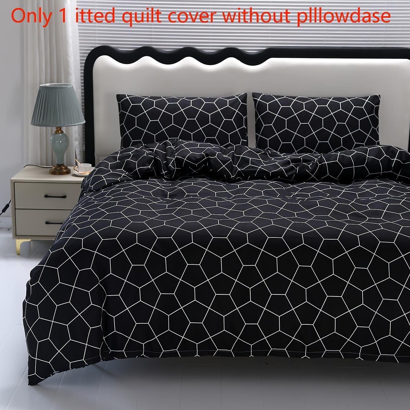 1pc Striped Duvet Cover, High-quality Brushed Fabric, Skin-friendly/comfortable/geometric/, Suitable For Home/hotel/dormitory/bedroom Use