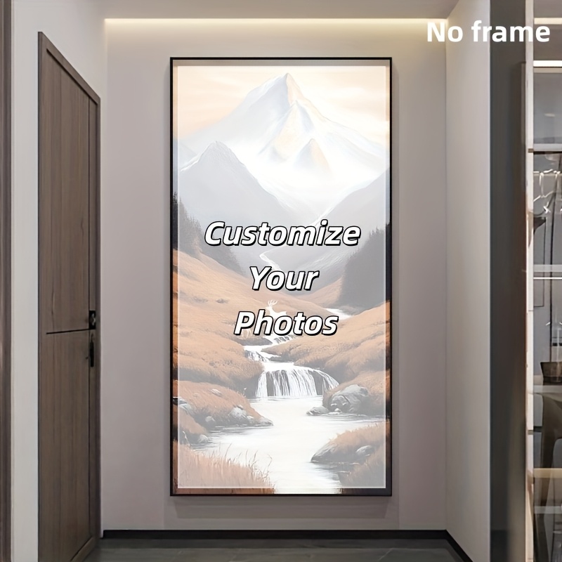 E-shop 2D-Flach, . großes dekoratives Flur-Leinwandposter, personalisiertes HD-gedrucktes Wandkunst-Leinwandgemälde, geeignet für Wohnzimmer,