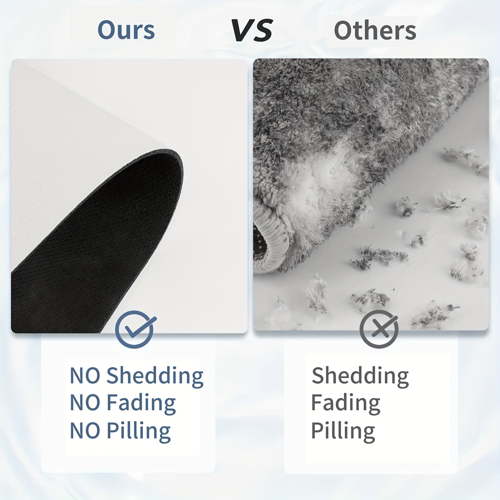 Machine Washable Square Doormat Stain Resistant Nonslip Rubber