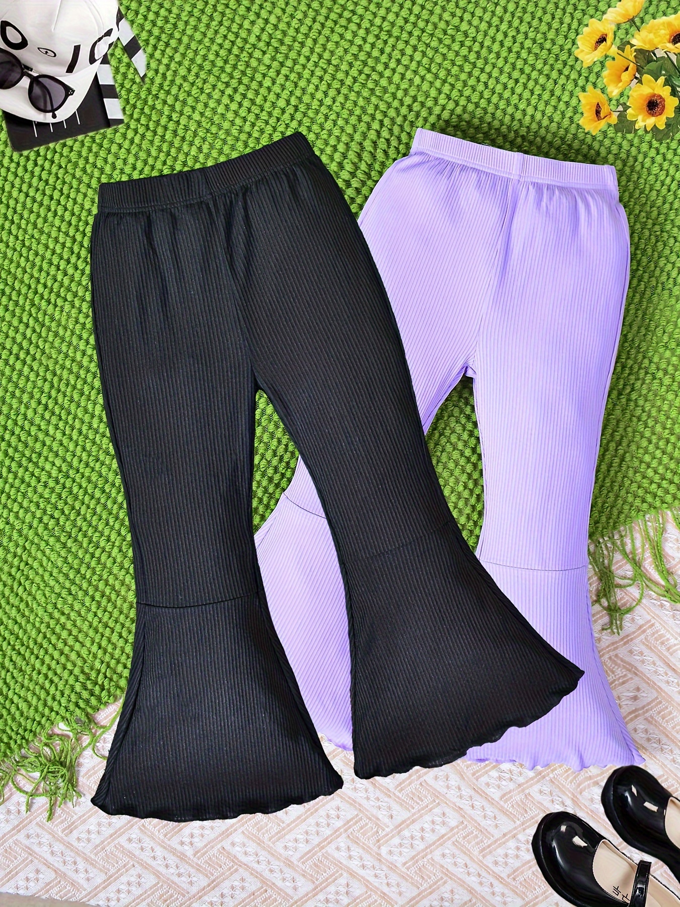 bell bottom pants for kids sold on Temu New Zealand