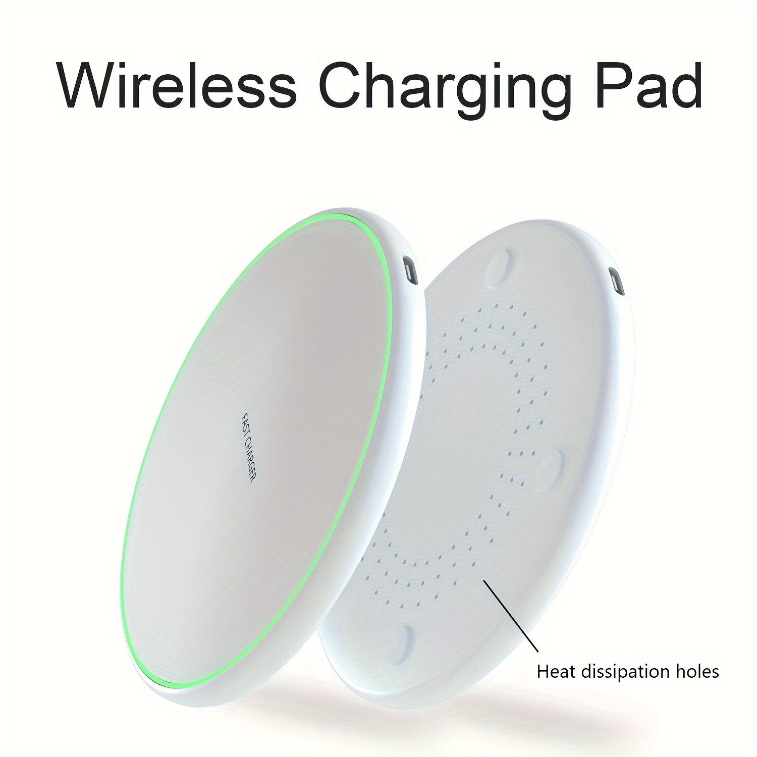 

Wireless Charger, 15w Max Wireless Charging Pad For Iphone 15 14 13 12 11 8 Se3 Se2 Series, Samsung S23/s22/s21/s20/s10/s9/s8/s7 And Note20/10/9/8, 1 Pack