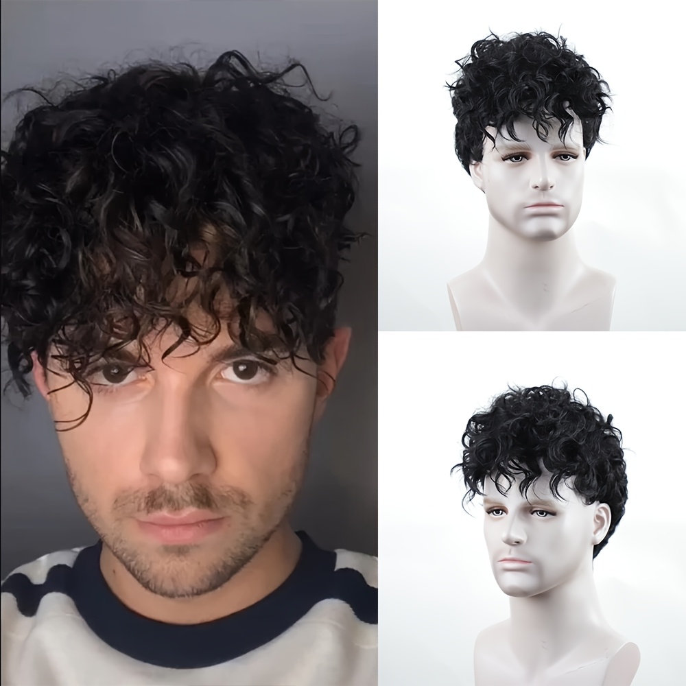 Corte De Pelo Mullet Rizado Hombre Cabello Rizado Corte De Pelo De