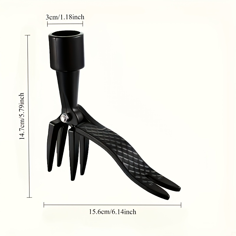 TEMU 1pc 2pcs Weeding Claws, A Sturdy And Durable Metal Gardening Tool Designed For Handheld Use, Featuring A Steel That Allows For Easy Weeding