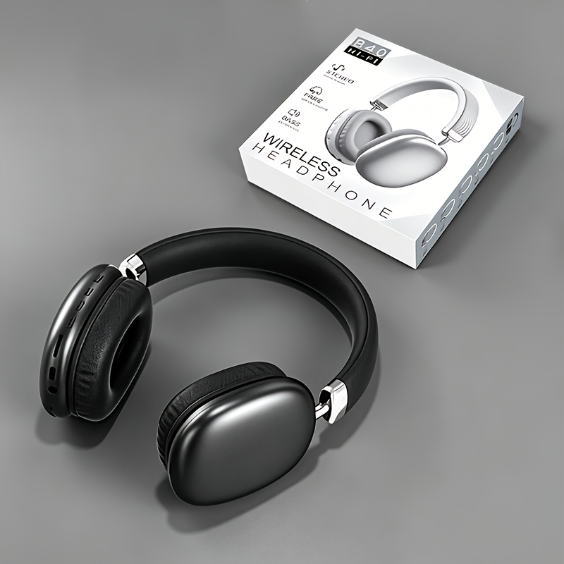 TEMU Pavun Wireless Hifi-music Headphones Tws Earphones And Retractable & Foldable Headset With Mic, Wireless Gaming Earphones Compatible With