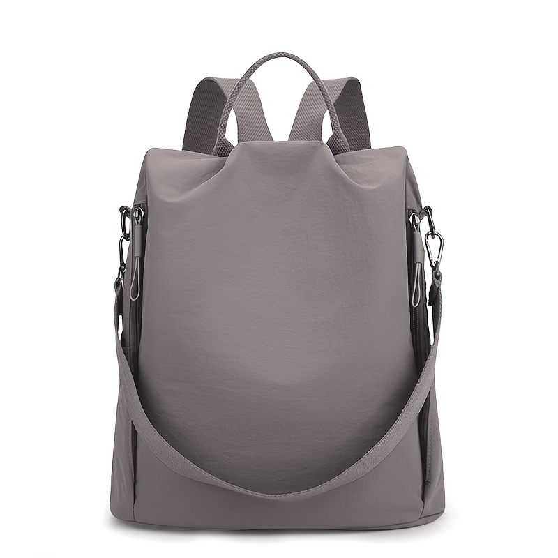 TEMU The Color And Printed Letters Of The Inner Fabric Of The Product Are . [backpack] Simple Light Colored Lightweight Women's Backpack, Women's