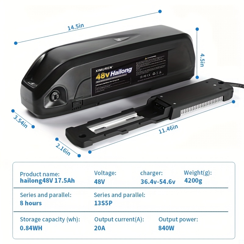36v 48v 52v ebike battery 15ah 17 5ah 20ah battery pack 2a Temu