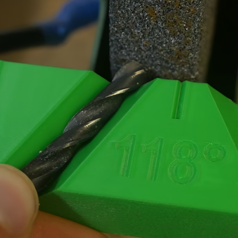 1pc A 118° Angle Drill Bit Sharpening Tool, And Long-lasting, Providing Safety And