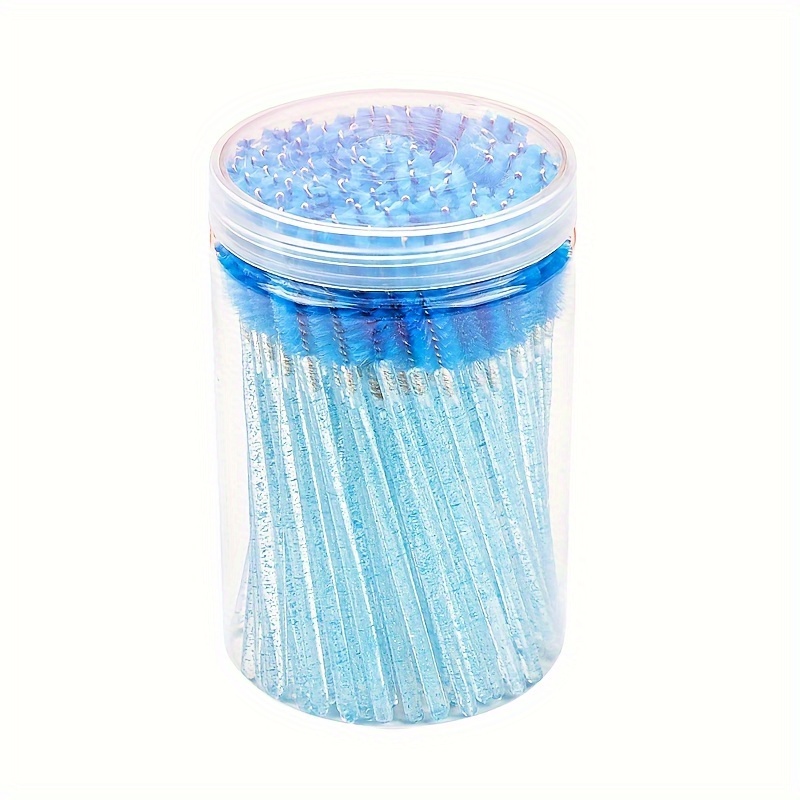 TEMU 40 Disposable Mascara Brushes With Containers, Black Brushes, Eye Makeup Accessories, Mascara Extension Brushes, Eyebrow Brushes