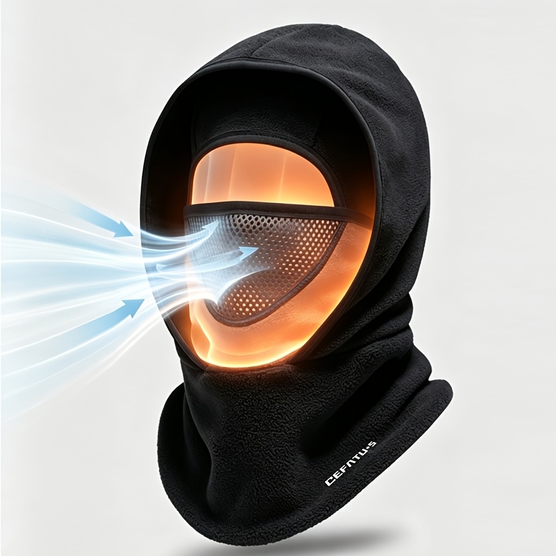 Winter Windproof Face Mask Hat with Neck Warmth and Ear Protection