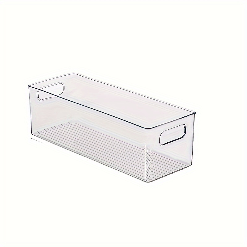 

Plastic Organizer Bins Handles - For Refrigerator & Kitchen, Unfinished Organization