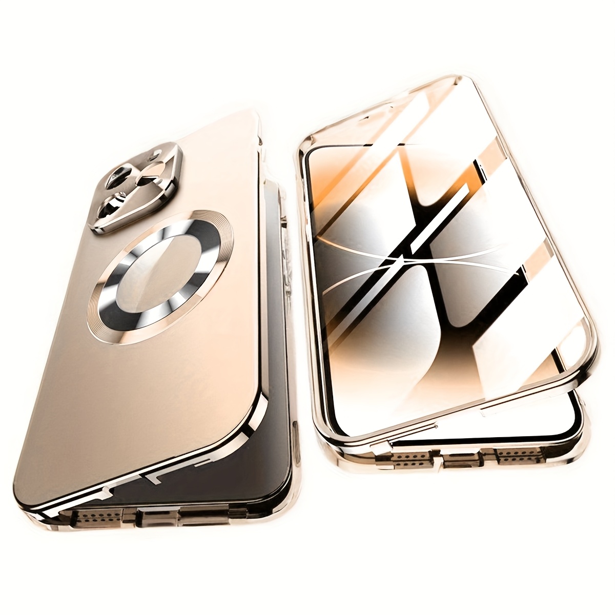 New Anti-Spy Phone Case Series, Magnetic 2-In-1 Design, Complete Protection Case, Compatible With Iphone 16/15/14/13/12 Pro Max Plus, All-round Lens Protection Case