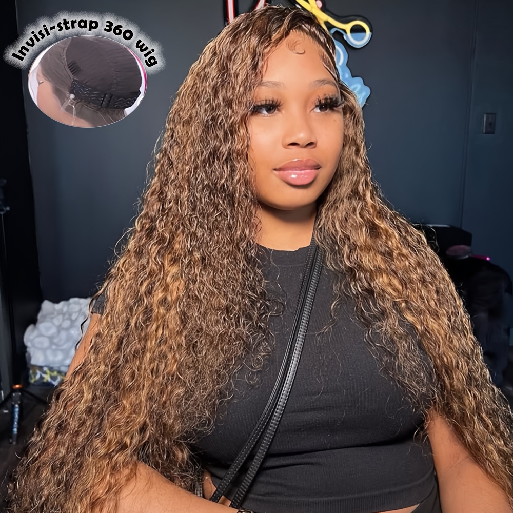 HD Lace Front Wig Human Hair Deep Wave 360 Glueless Full Head Amazon.com : Real SKINLIKE HD 360 Lace Front Wigs Human Hair  main image 2