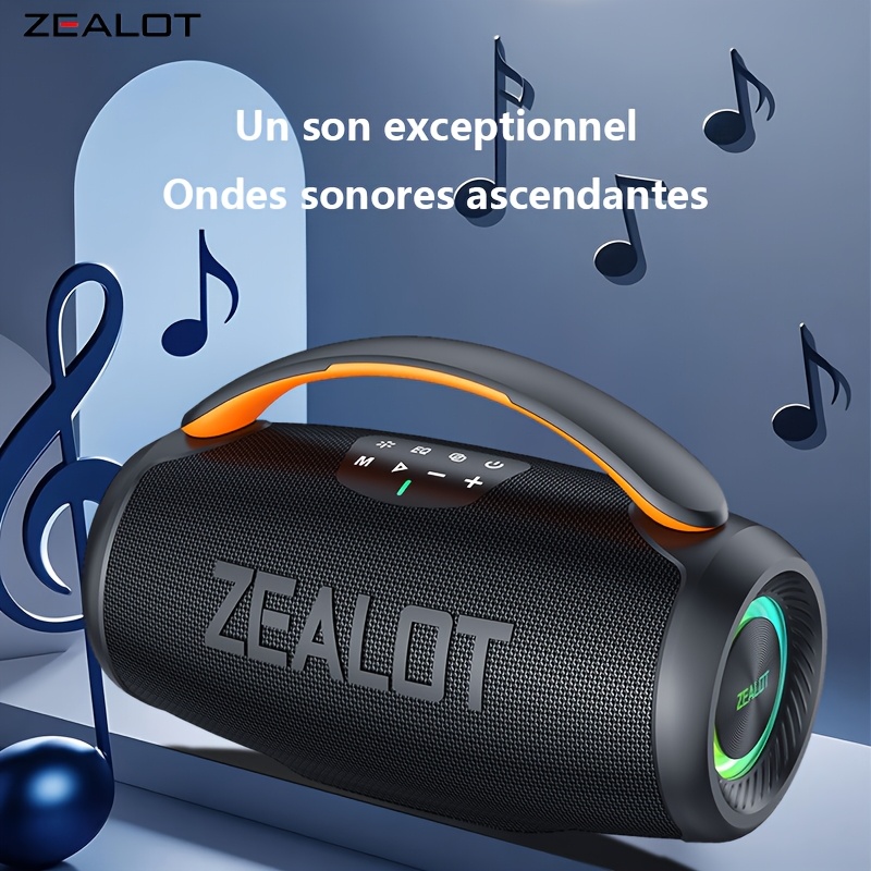 photo de l'article   haut-parleur subwoofer 50w, haut-parleur   fil avec poignée, batterie 6000 mah,   portable,   rgb,  , appairage tws, son  , basses puissantes. idéal pour le   et les fêtes -   p11