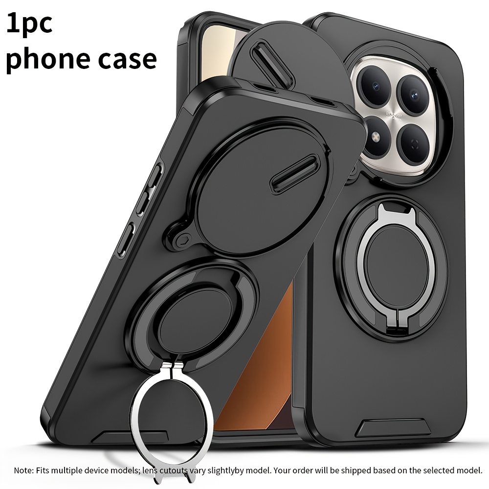 TEMU Coque de téléphone - Étui avec support pour Redmi Note 15 Pro Note 14 5G 4G Note 13 Pro+, Housse de protection intégrale antichoc et