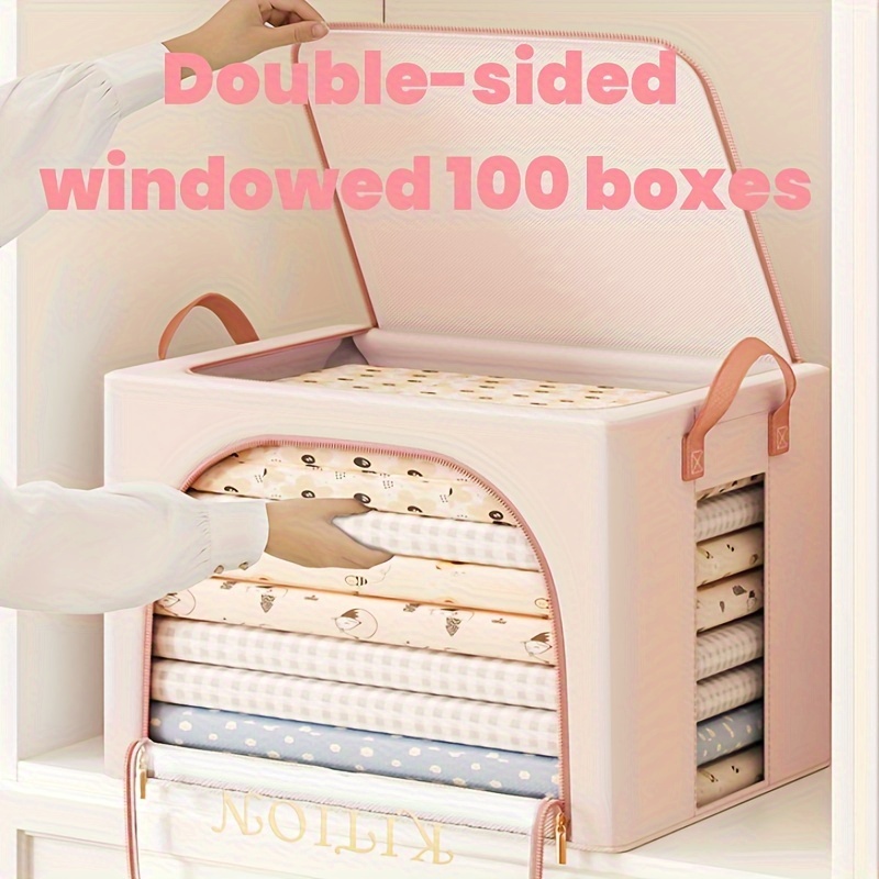 

Storage Box, Household Clothes, Clothing, Fabric Finishing , Foldable Dormitory Storage Basket