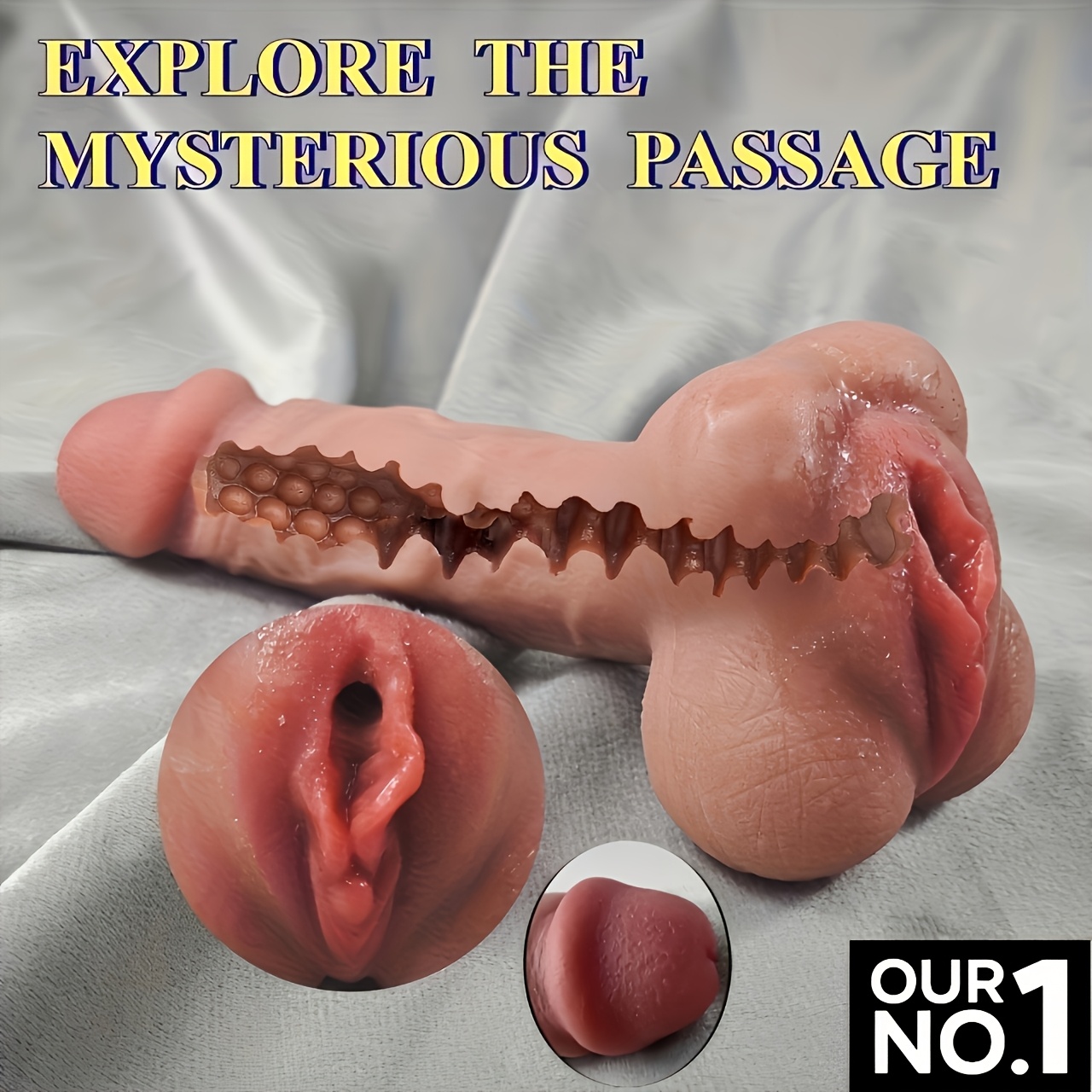 Dildo - Dildo - Dildo - Masturbadores Hombre De Juguetes Sexuales1pc Dual-Purpose Masturbation Cup Penis Trainer - Soft TPE Material, Easy to Clean, Comfortable Design for Couples & Solo Pleasure, No Battery Needed, Intimate, Realistic Texture