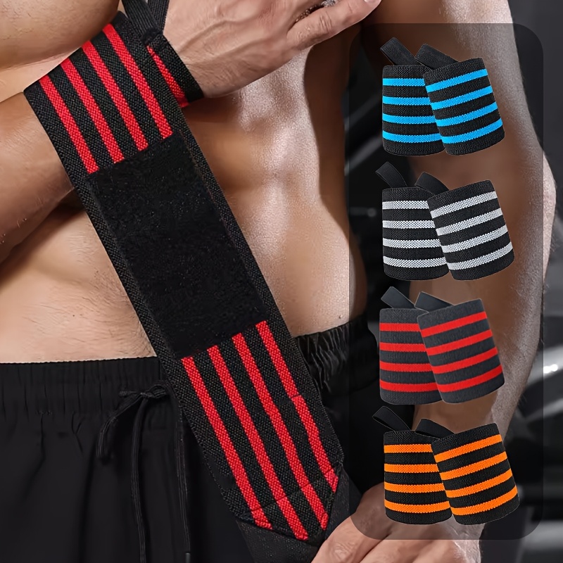 1pc/2pcs Adjustable Wrist Wrap Support Brace - Polyester Compression Non-Slip Wrist Strap with Padded Thumb Brace - Ideal for Weightlifting, Gym Training & Deadlifting - Hand Washable Wristband