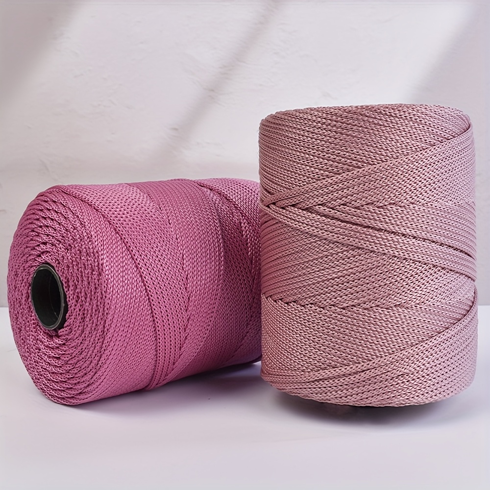 2pcs     fiber rope soft durable craft yarn for diy projects crochet and handmade accessories   summer hats cushions and home decor craft yarn   yarn smooth texture craft yarn supplies