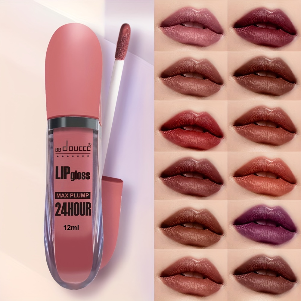 Matte Long Lasting Lipstick 8 Colors Lip Shape Velvet Lip Gloss