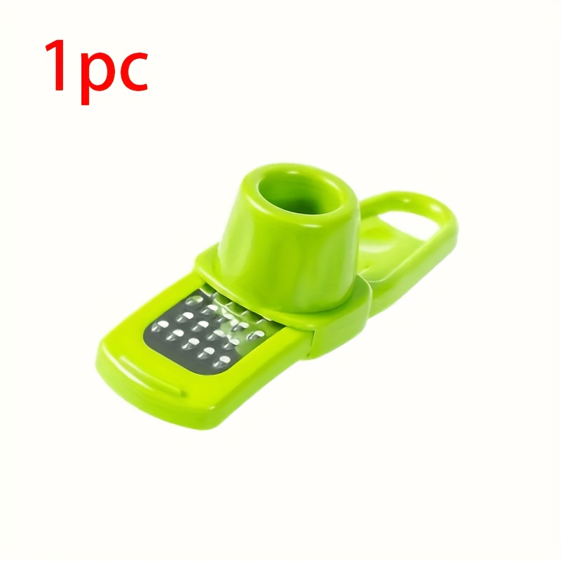TEMU Multi-functional Garlic Grinder, Household Manual Garlic Chopper, -one Garlic Peeler, Masher, Grater, And Slicer Kitchen Gadget