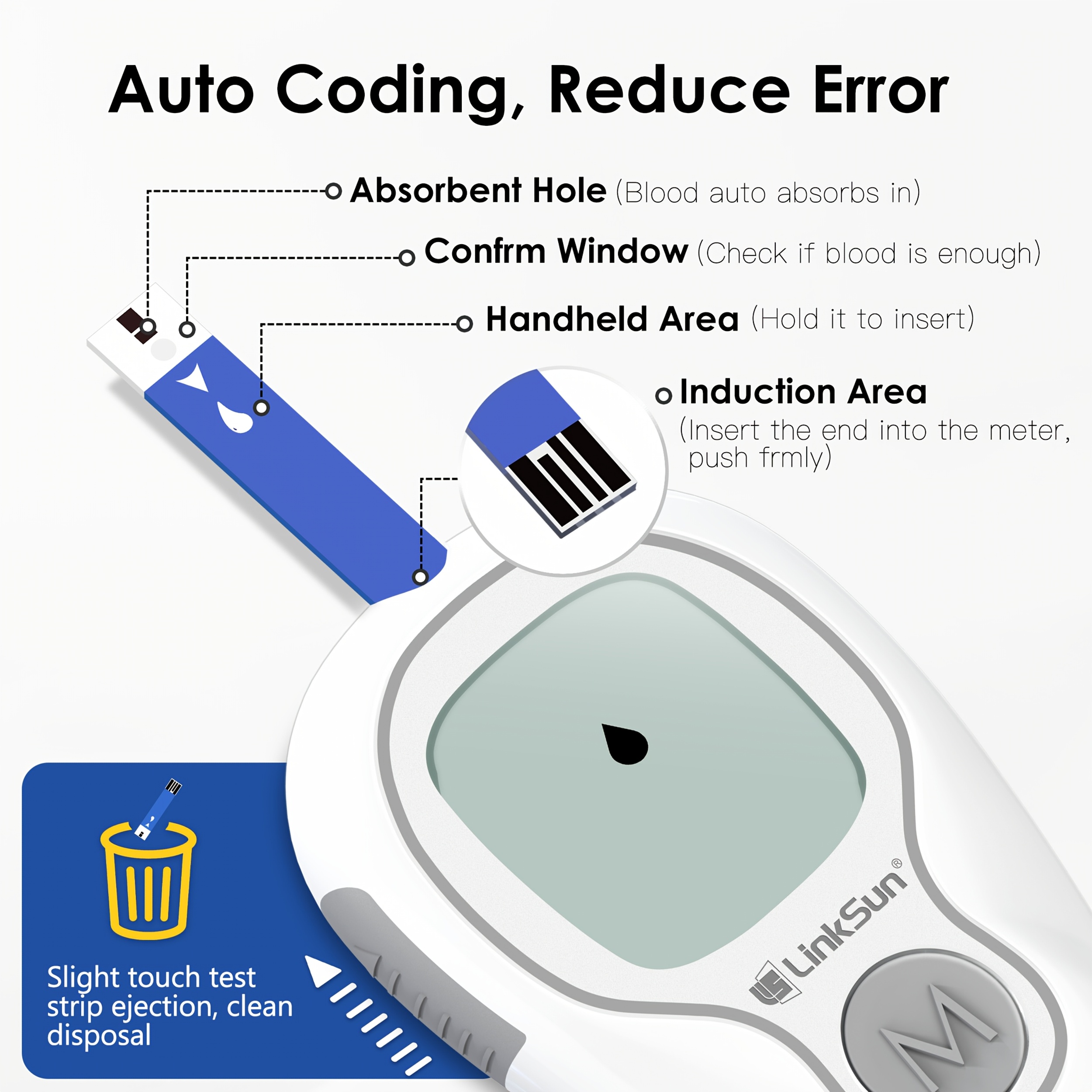 kit 100 testremsor 1 blodsockermätare 1 - Temu Sweden