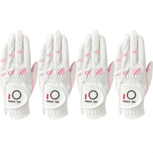golf glove women grip 2 4 pack left hand all weather grip and comfortable gloves with breathable design