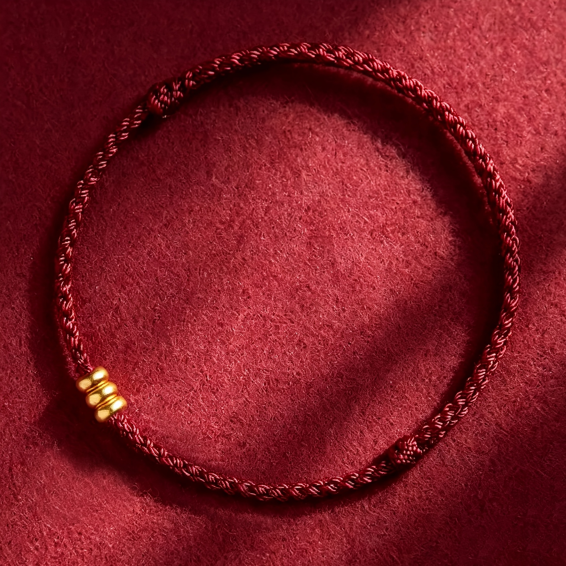 TEMU Red String Good Luck Bracelet – Hand-woven Good Luck And Protection Bracelet – Perfect For As A Birthday, Christmas Or New Year' Gift; Suitable