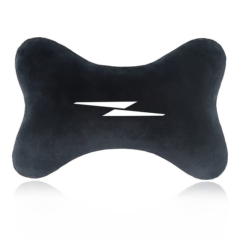 TEMU Car Headrest Cushion - Ergonomically Designed Neck Support, Enhancing Driving And Style, Driving Fatigue, Suitable For , Wagon, Vios, Badge,