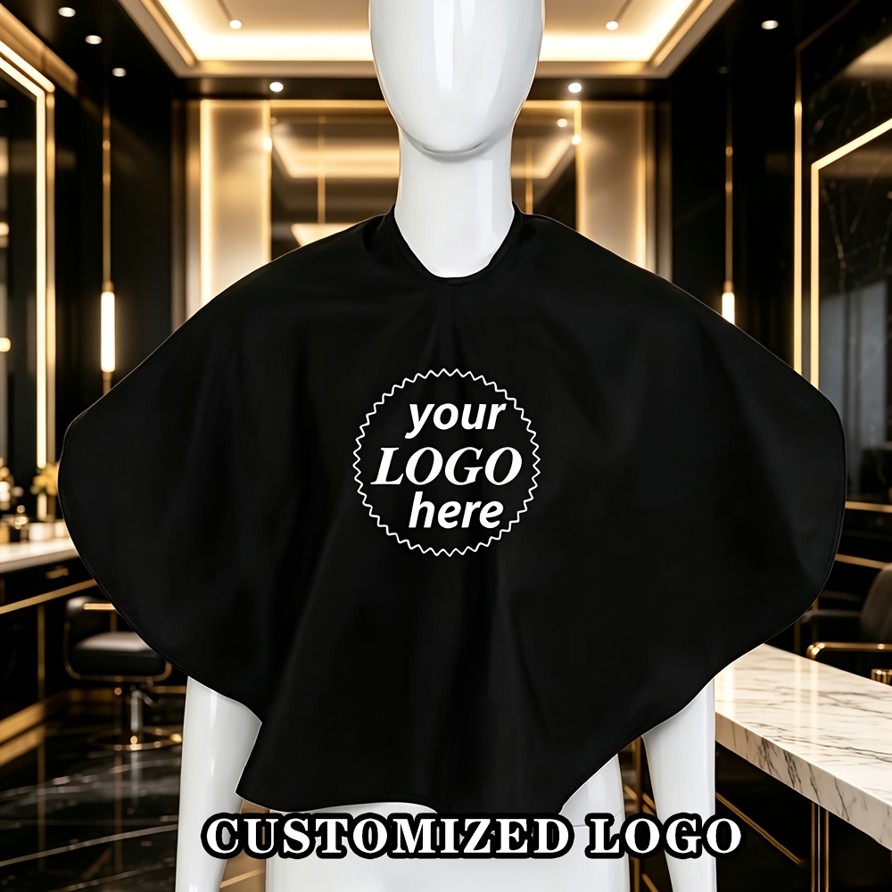 TEMU 2 pezzi Mantellina da per taglio capelli con motivo personalizzabili, Grembiule da parrucchiere con regolabile, Regalo personalizzato per