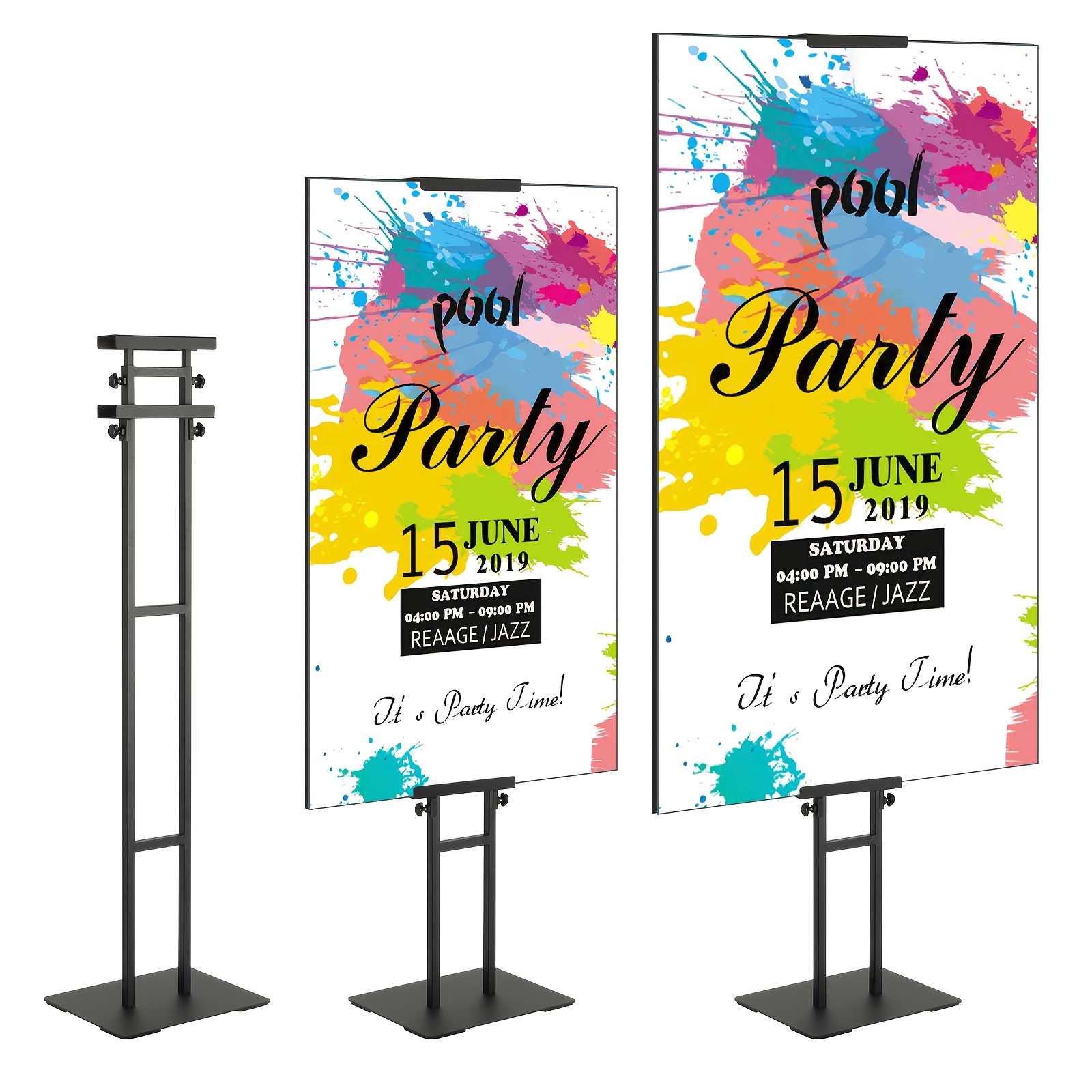 poster sign stand sold on Temu United States