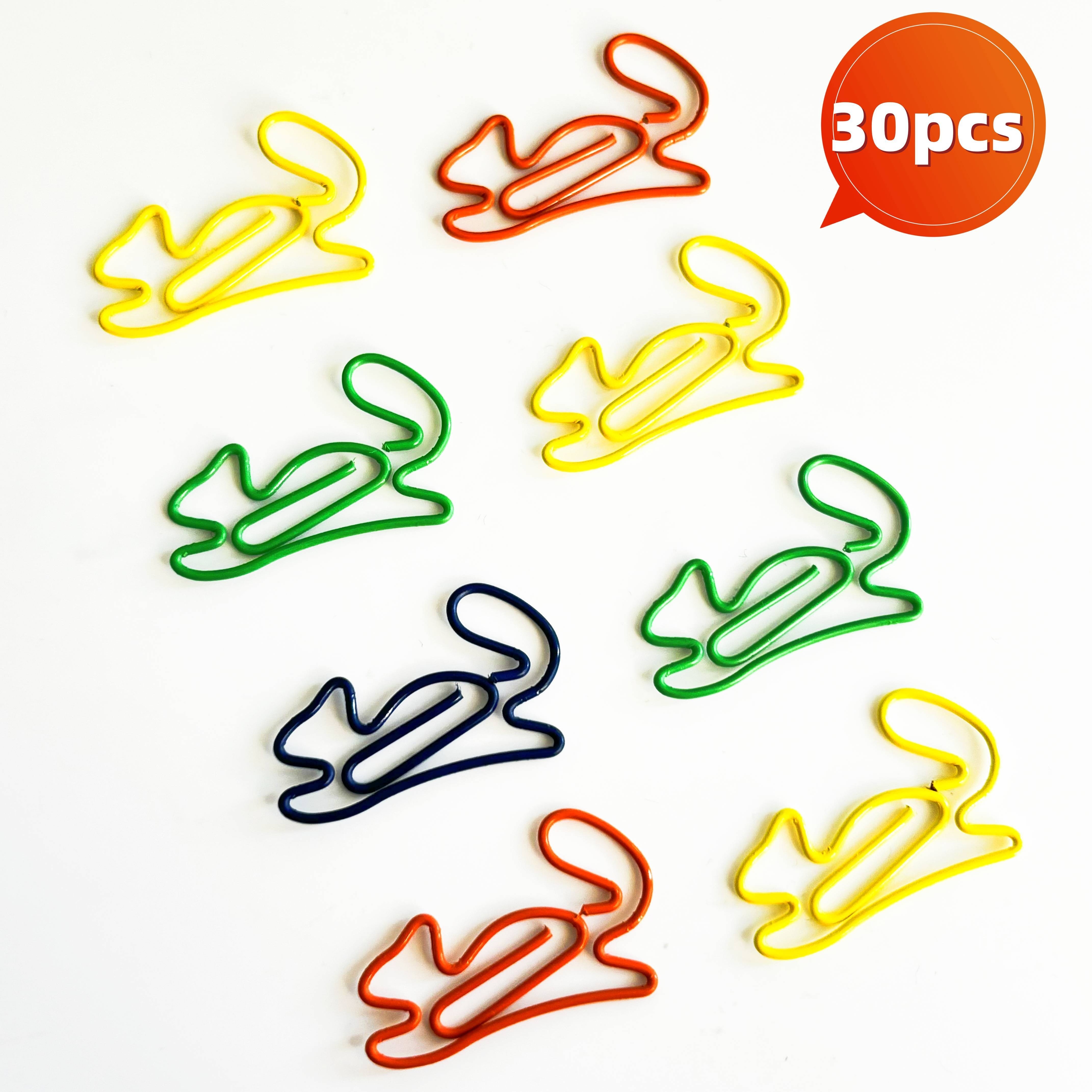 30pcs/60pcs Squirrel Shaped Paper Clips Great For Paper Clip Collectors Or Office Gift