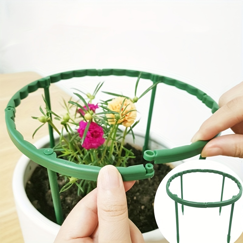 

8pcs, Plastic Plant Support Pile Frame Greenhouse Arrangement Fixed Rod Indoor Flower Plant Vine Climbing Bracket