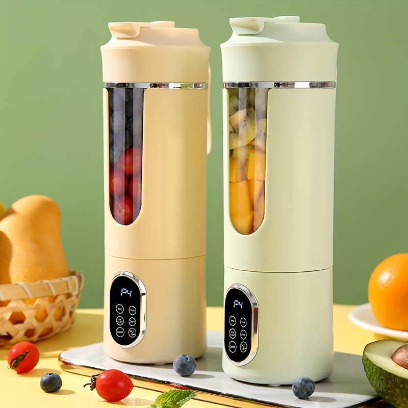 USB Rechargeable Portable Blender And Handheld Juicer – Easy to Clean, Perfect for Smoothies, Milkshakes, And Fresh Fruit Drinks – with Digital Display, – Ideal for Home, Office, Travel, Outdoor